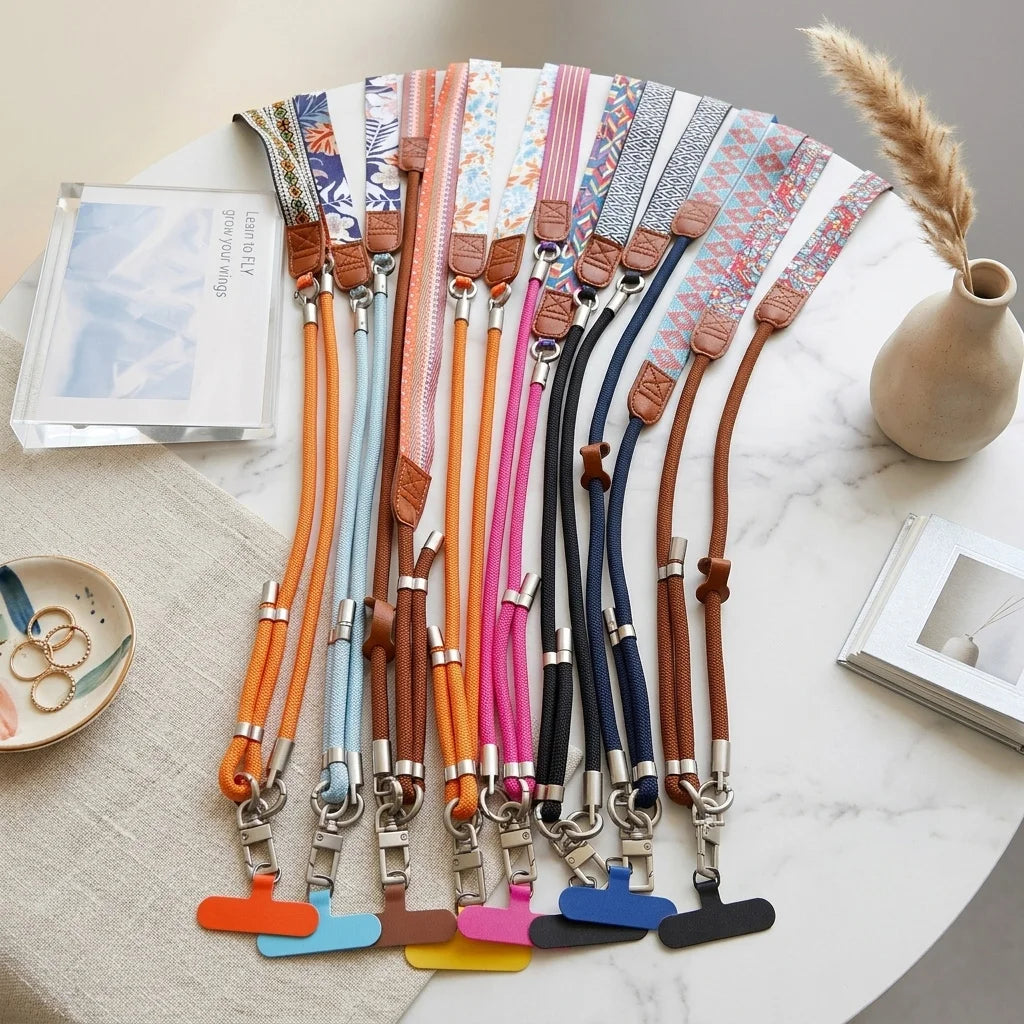 Universal Adjustable Crossbody Phone Lanyard Strap