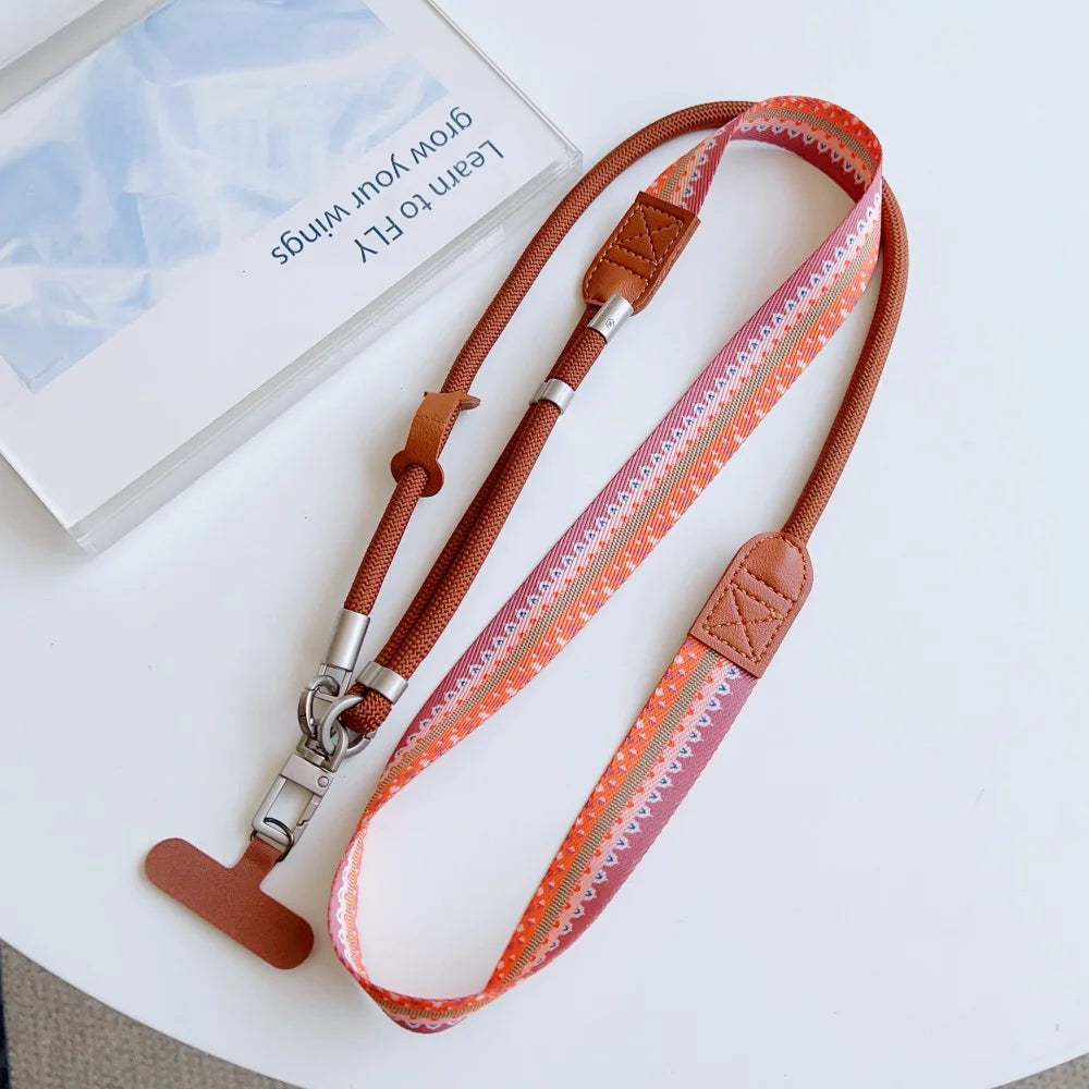 Universal Adjustable Crossbody Phone Lanyard Strap