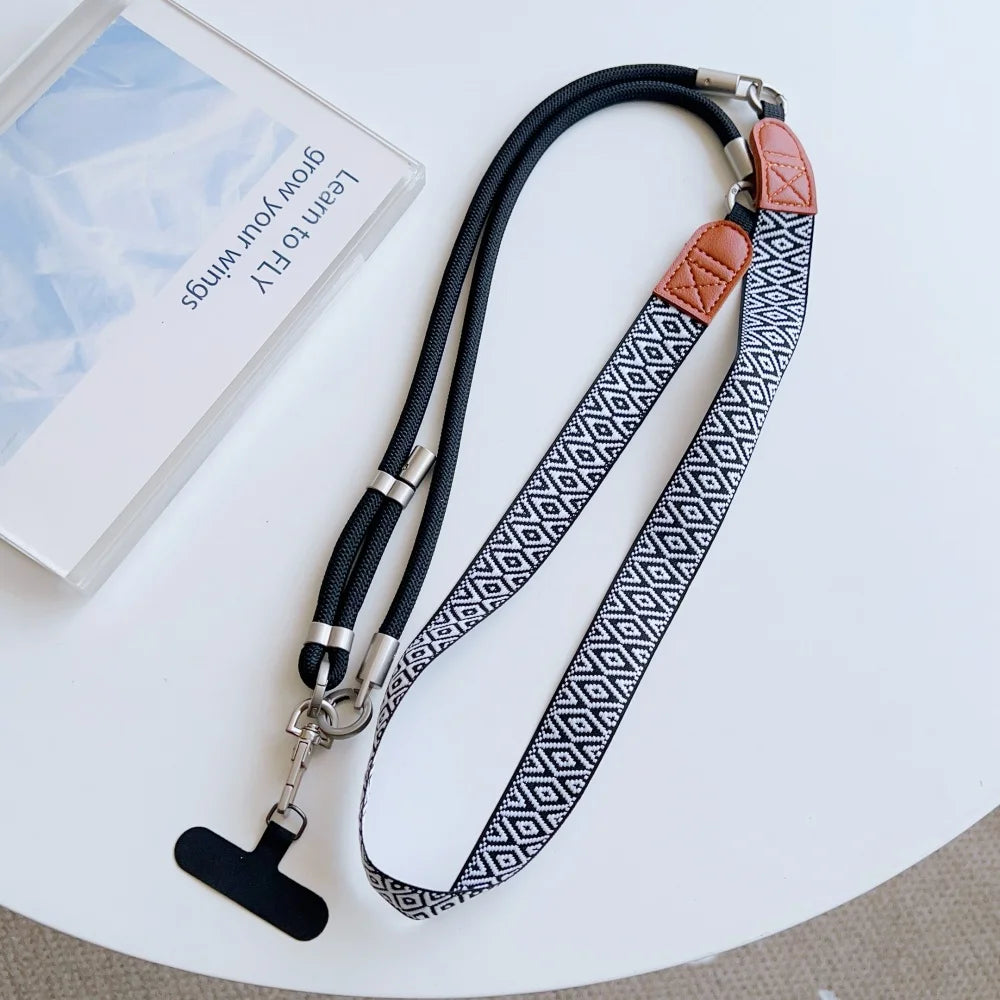 Universal Adjustable Crossbody Phone Lanyard Strap