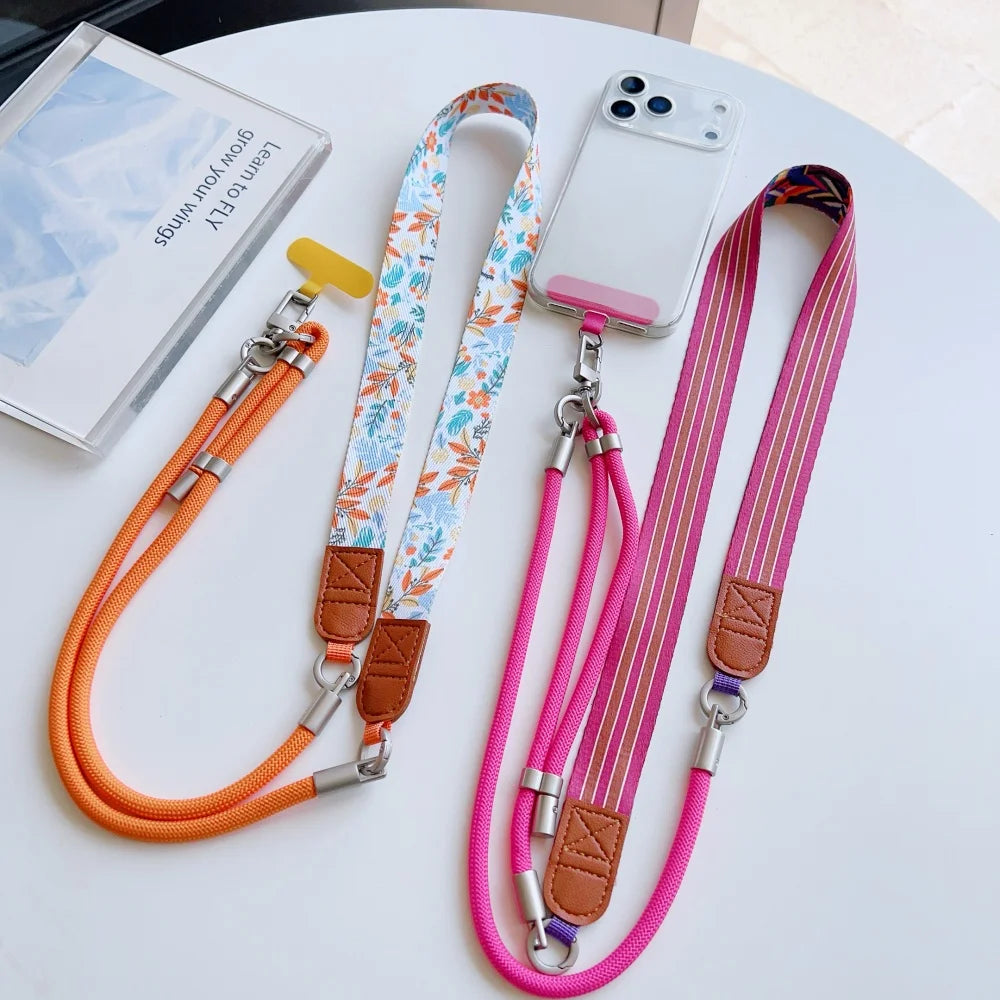 Universal Adjustable Crossbody Phone Lanyard Strap