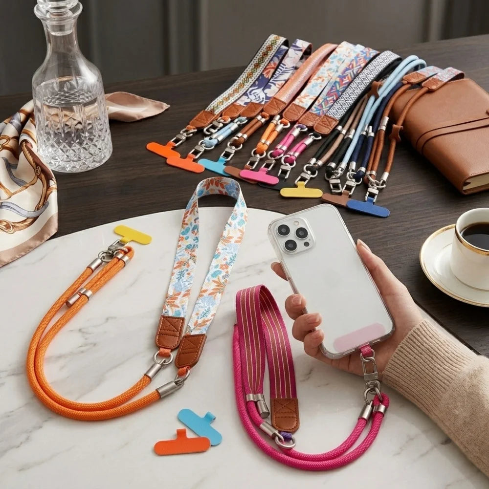 Universal Adjustable Crossbody Phone Lanyard Strap