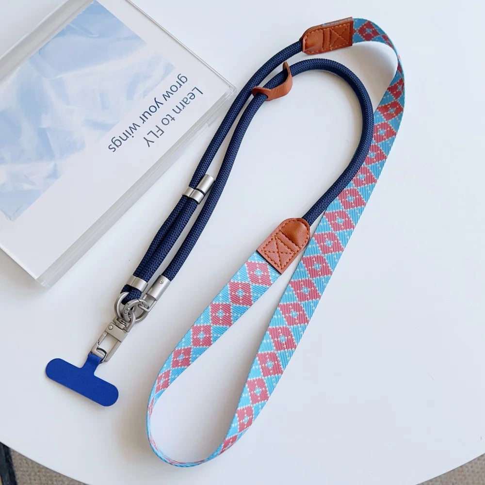 Universal Adjustable Crossbody Phone Lanyard Strap