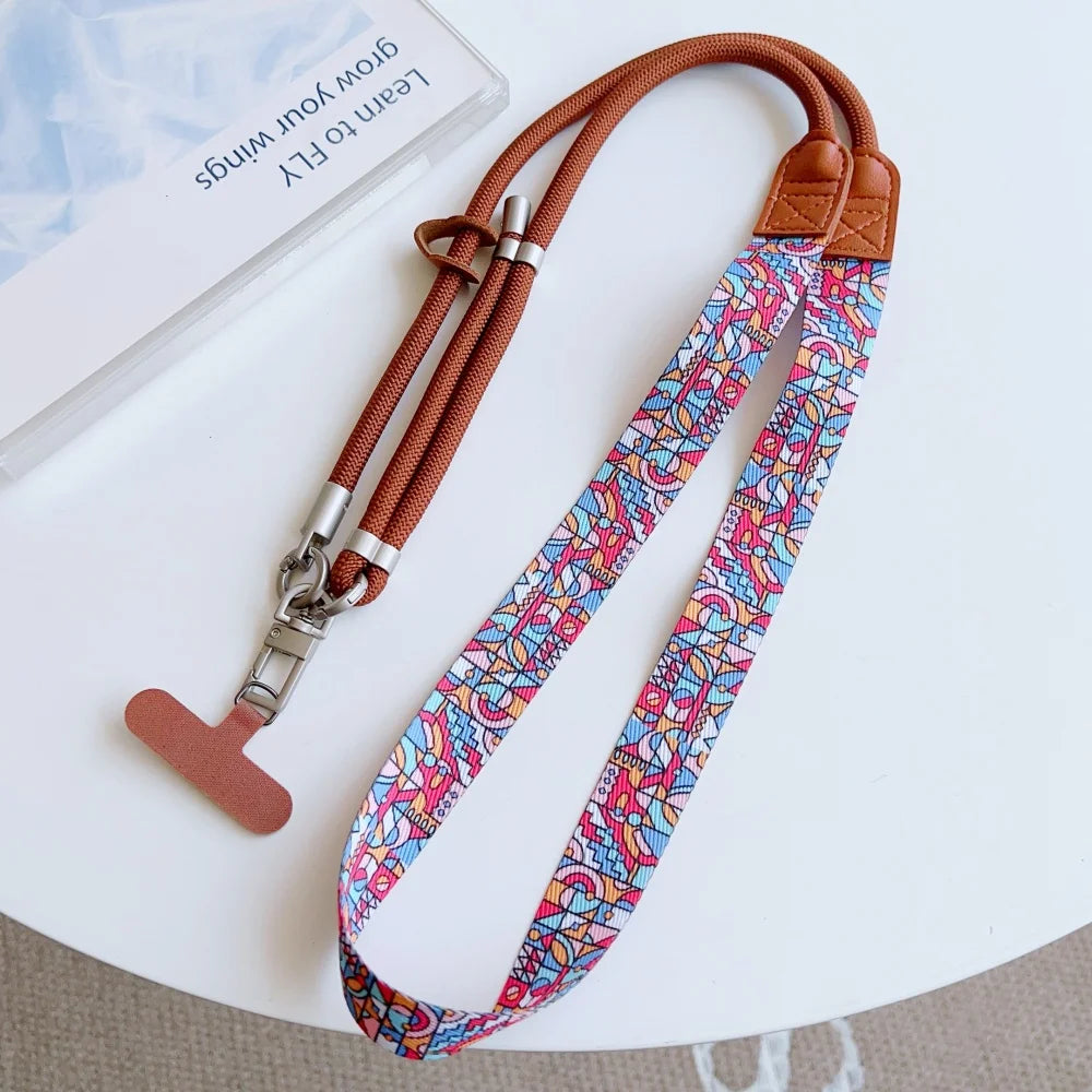 Universal Adjustable Crossbody Phone Lanyard Strap