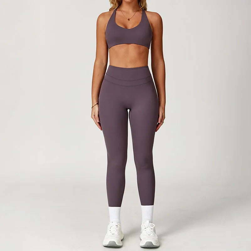 Women's 2-Piece Yoga Set – Sports Bra & Leggings