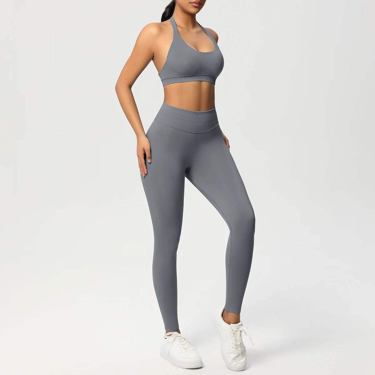 Women's 2-Piece Yoga Tracksuit – Sports Bra & Leggings