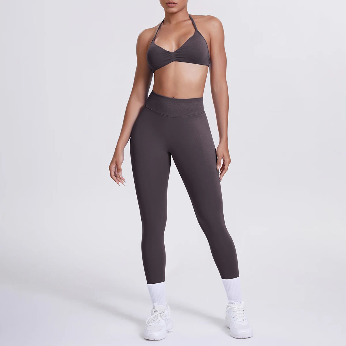 Women's 2-Piece Patchwork Yoga Suit
