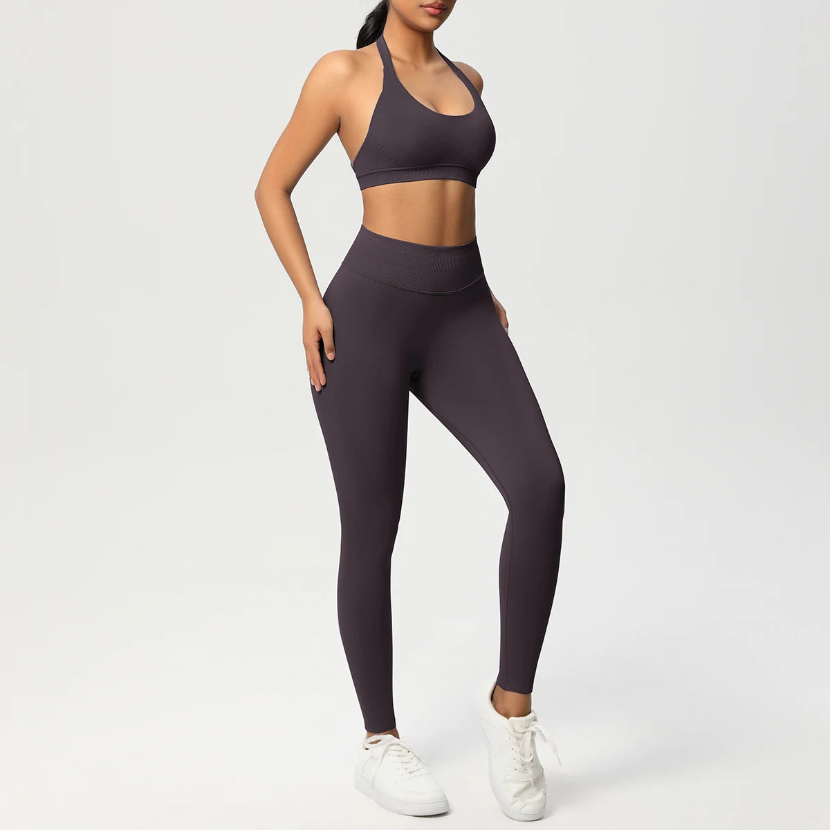 Women's 2-Piece Yoga Tracksuit – Sports Bra & Leggings