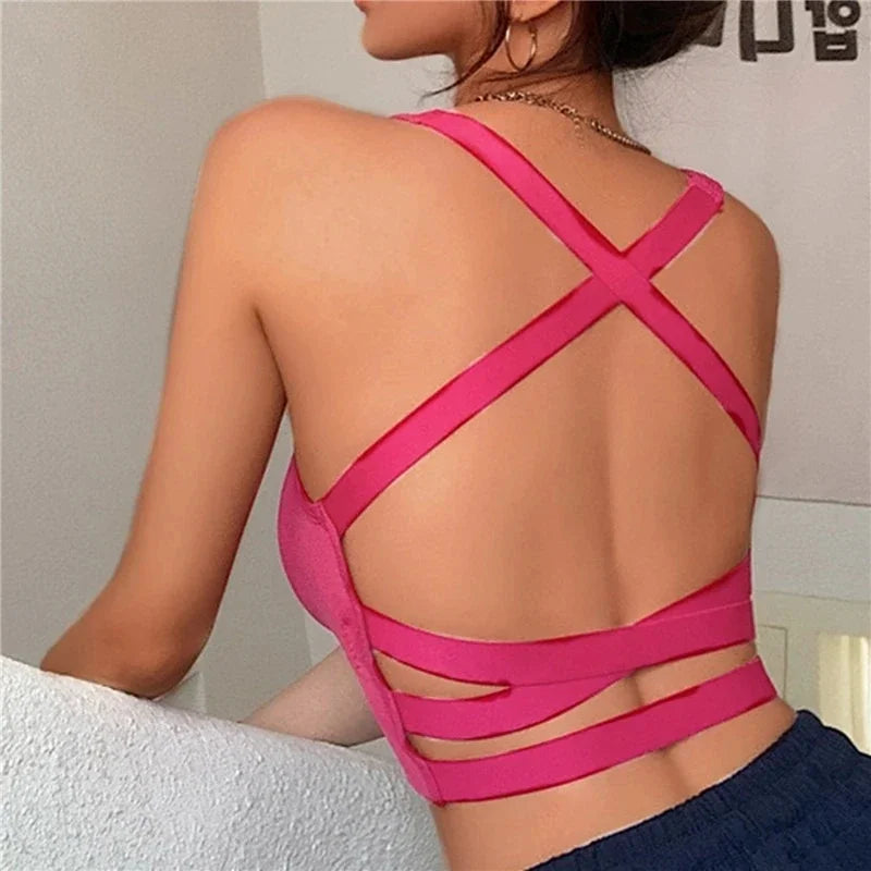 Seamless Push-Up Sports Bra