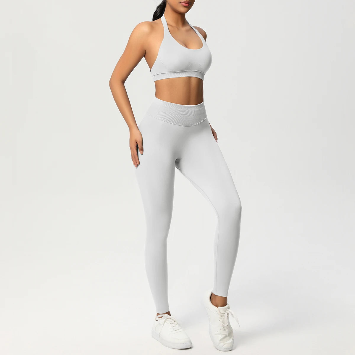 Women's 2-Piece Yoga Tracksuit – Sports Bra & Leggings