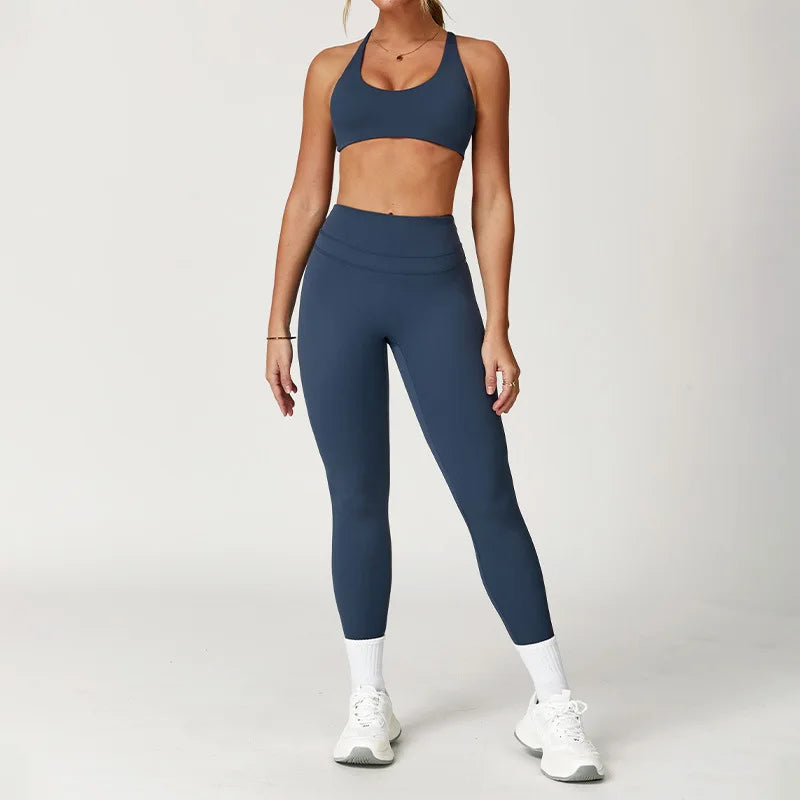 Women's 2-Piece Yoga Set – Sports Bra & Leggings