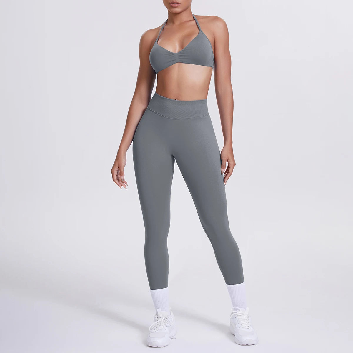 Women's 2-Piece Patchwork Yoga Suit