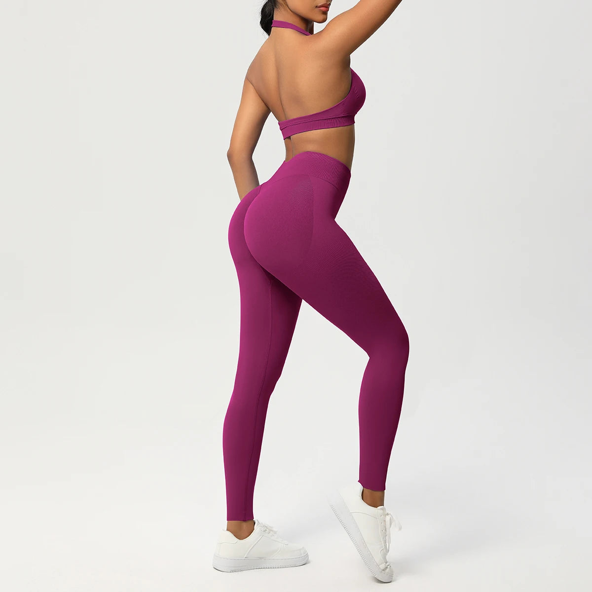 Women's 2-Piece Yoga Tracksuit – Sports Bra & Leggings