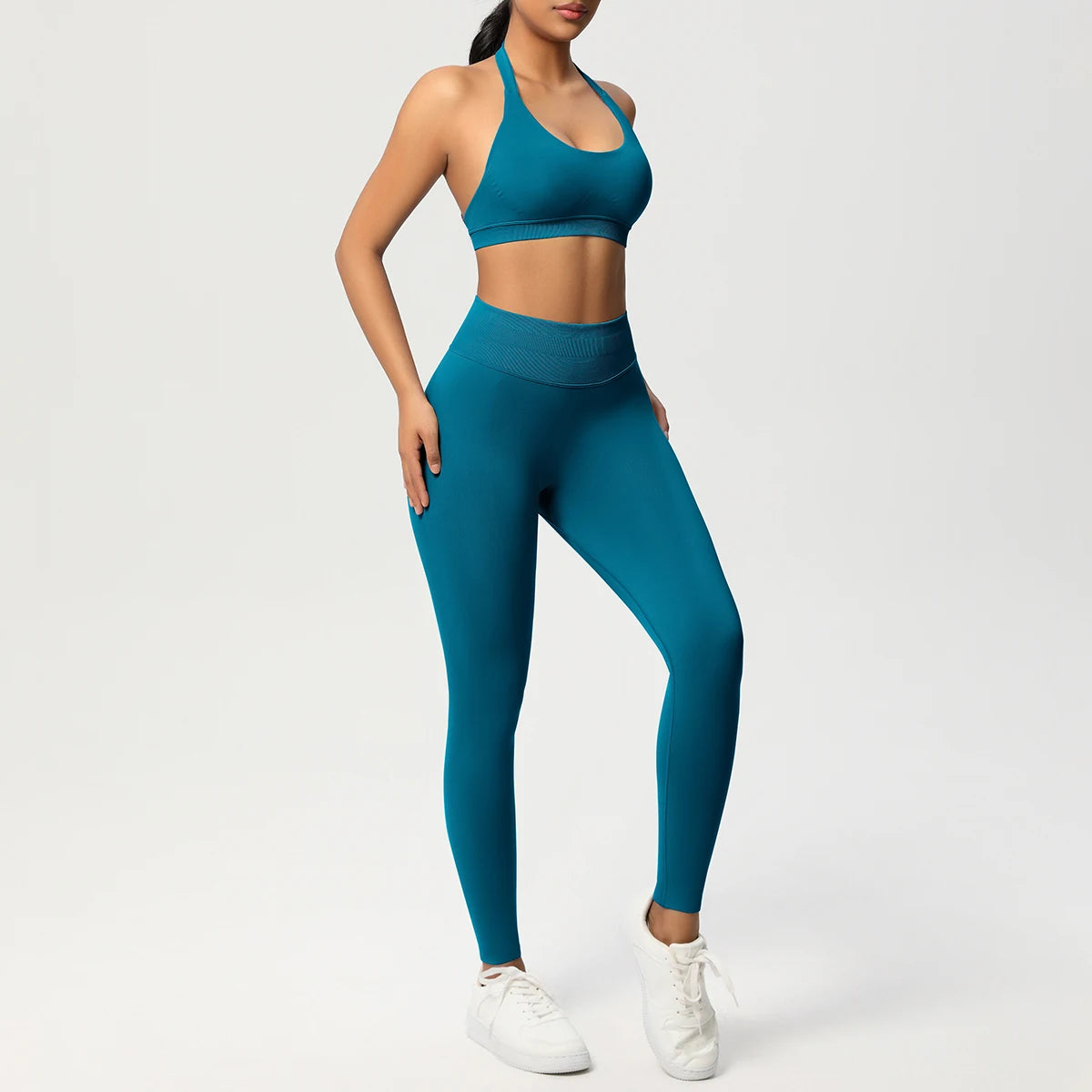 Women's 2-Piece Yoga Tracksuit – Sports Bra & Leggings