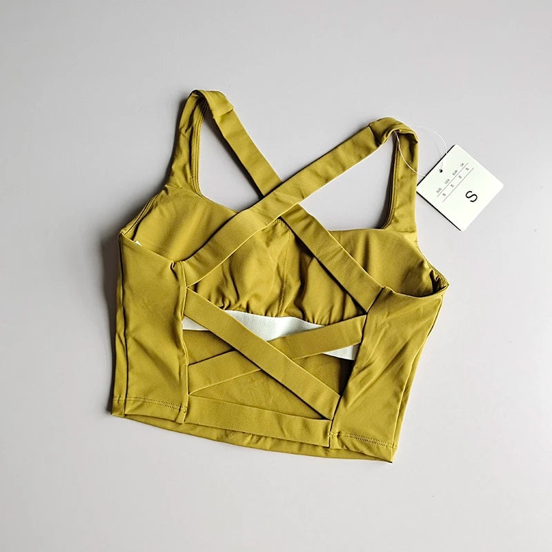 Seamless Yoga Sports Bra