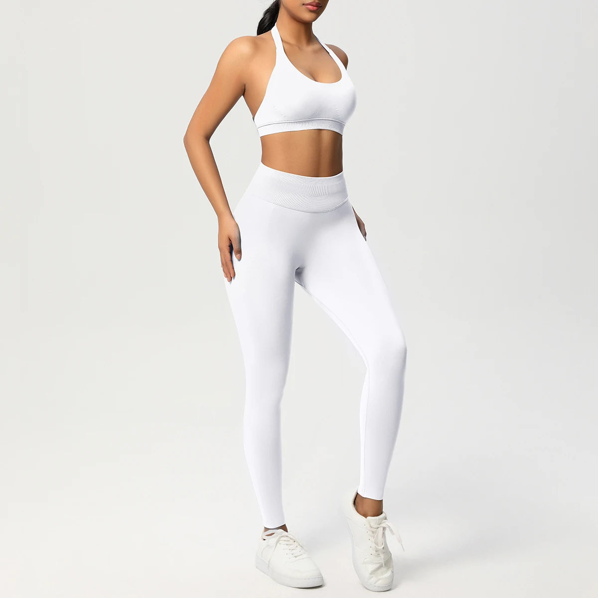 Women's 2-Piece Yoga Tracksuit – Sports Bra & Leggings