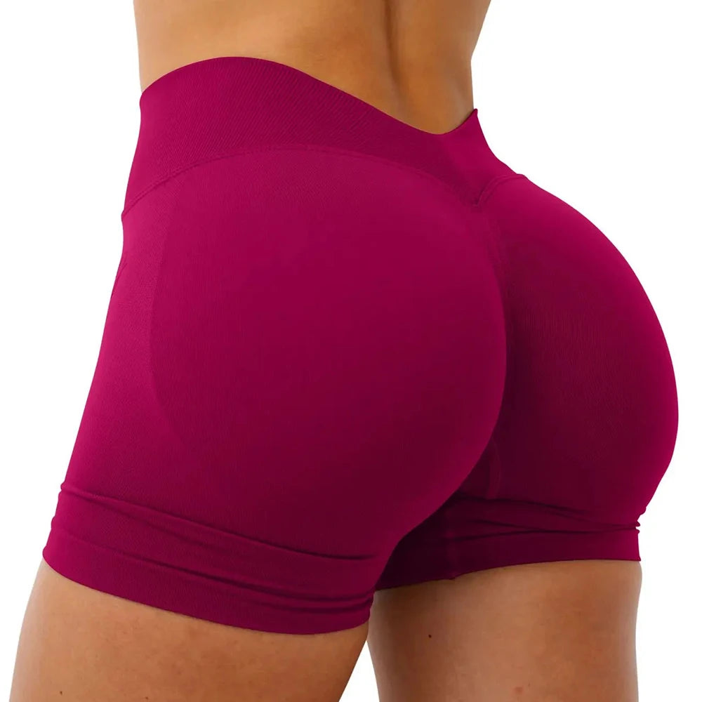 Seamless Butt Lifting Yoga Shorts