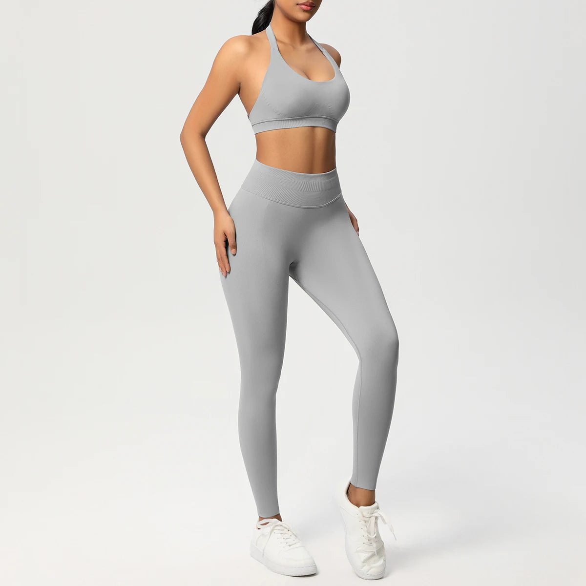 Women's 2-Piece Yoga Tracksuit – Sports Bra & Leggings