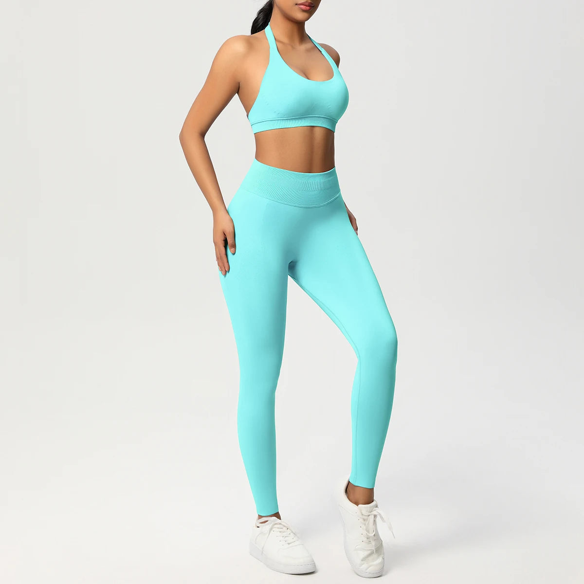 Women's 2-Piece Yoga Tracksuit – Sports Bra & Leggings