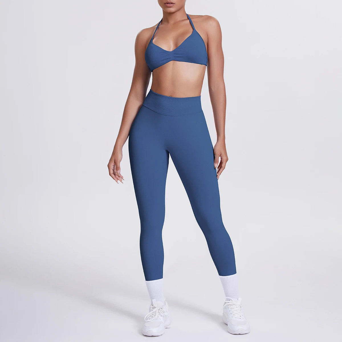 Women's 2-Piece Patchwork Yoga Suit