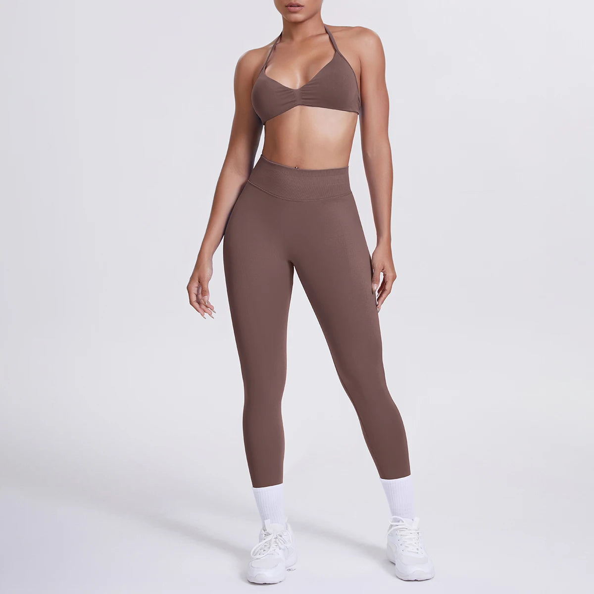 Women's 2-Piece Patchwork Yoga Suit
