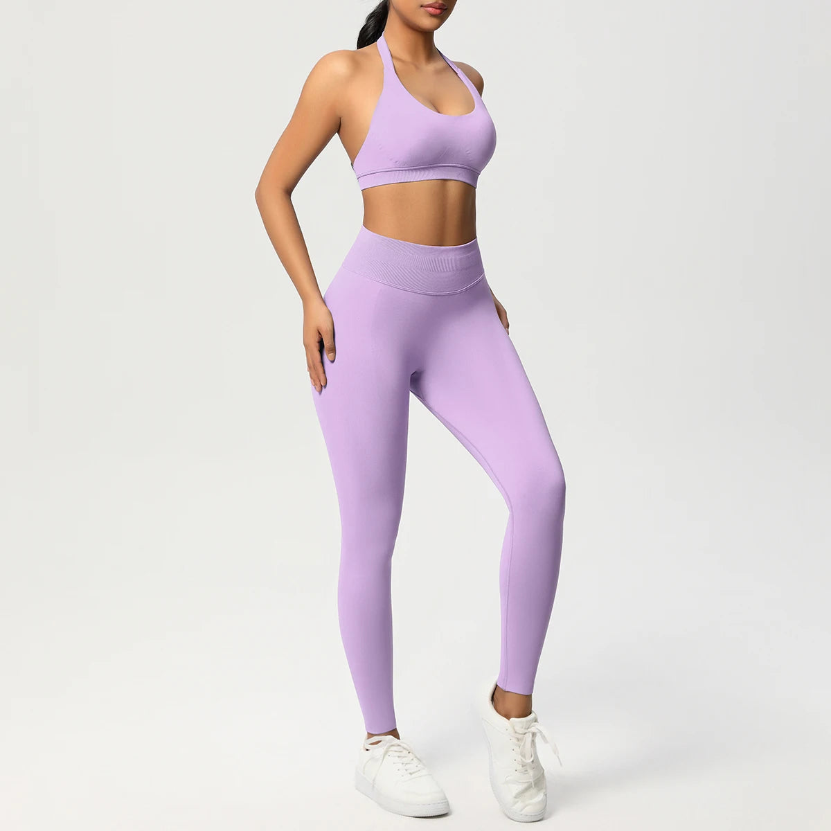Women's 2-Piece Yoga Tracksuit – Sports Bra & Leggings