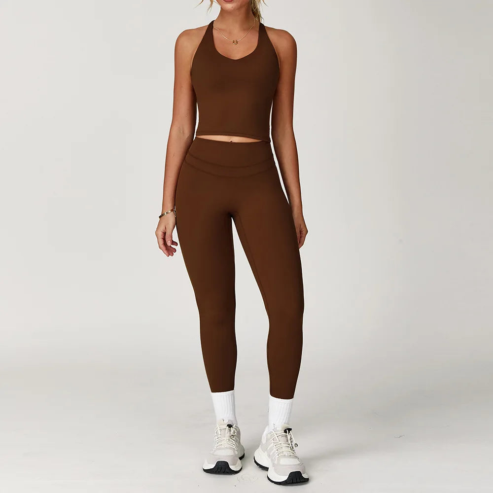Women's 2-Piece Yoga Set – Sports Bra & Leggings
