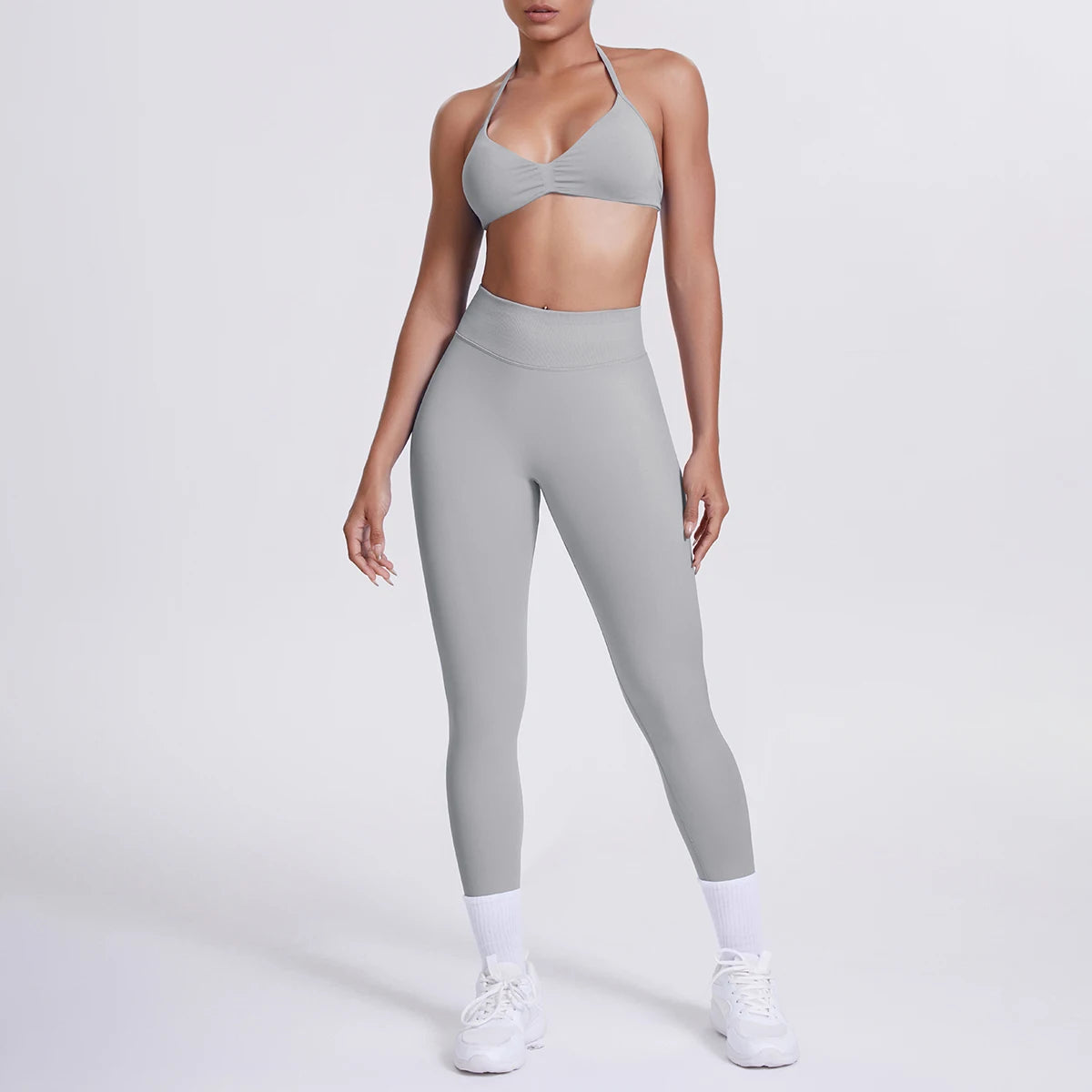 Women's 2-Piece Patchwork Yoga Suit