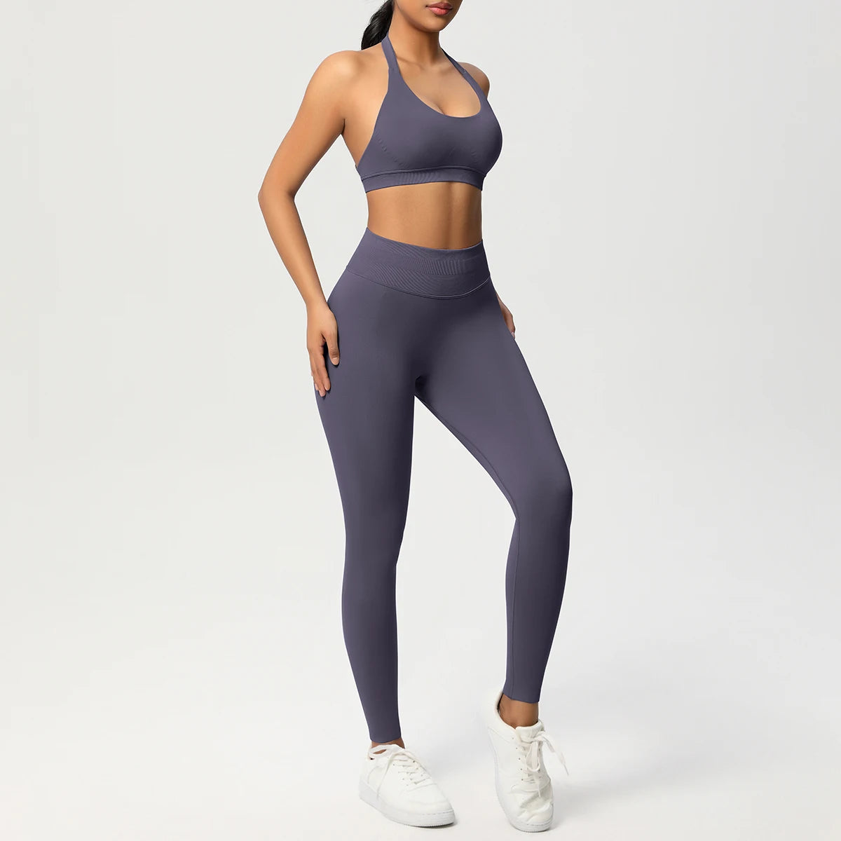 Women's 2-Piece Yoga Tracksuit – Sports Bra & Leggings