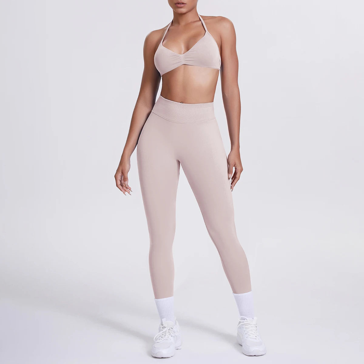 Women's 2-Piece Patchwork Yoga Suit