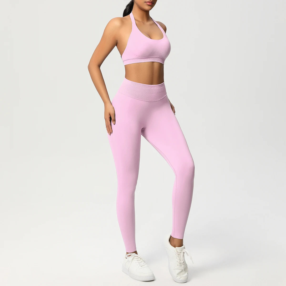 Women's 2-Piece Yoga Tracksuit – Sports Bra & Leggings