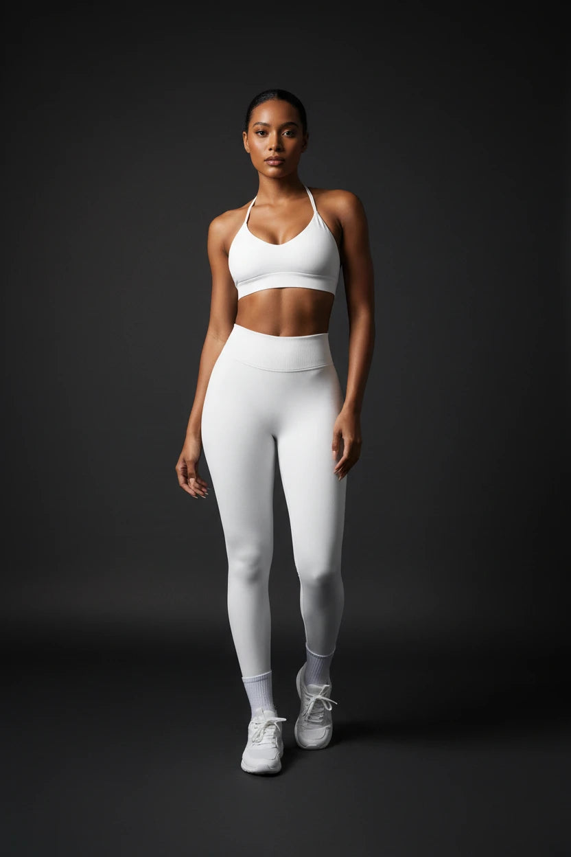 Women's 2-Piece Patchwork Yoga Suit