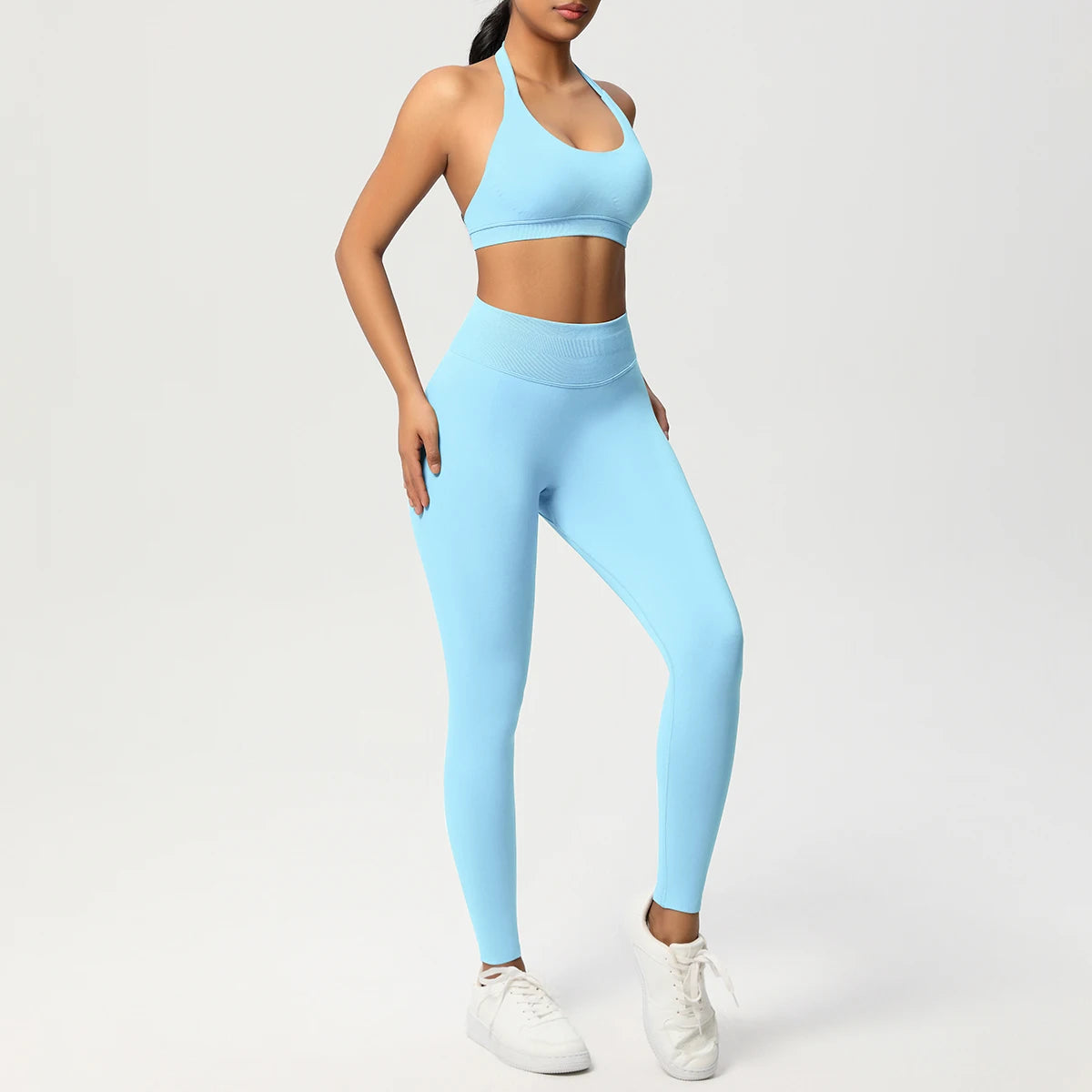Women's 2-Piece Yoga Tracksuit – Sports Bra & Leggings