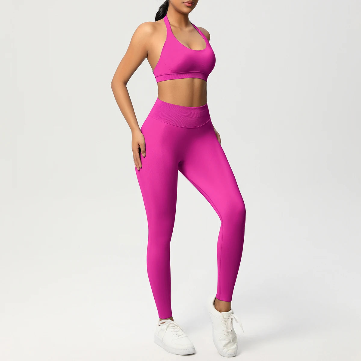 Women's 2-Piece Yoga Tracksuit – Sports Bra & Leggings