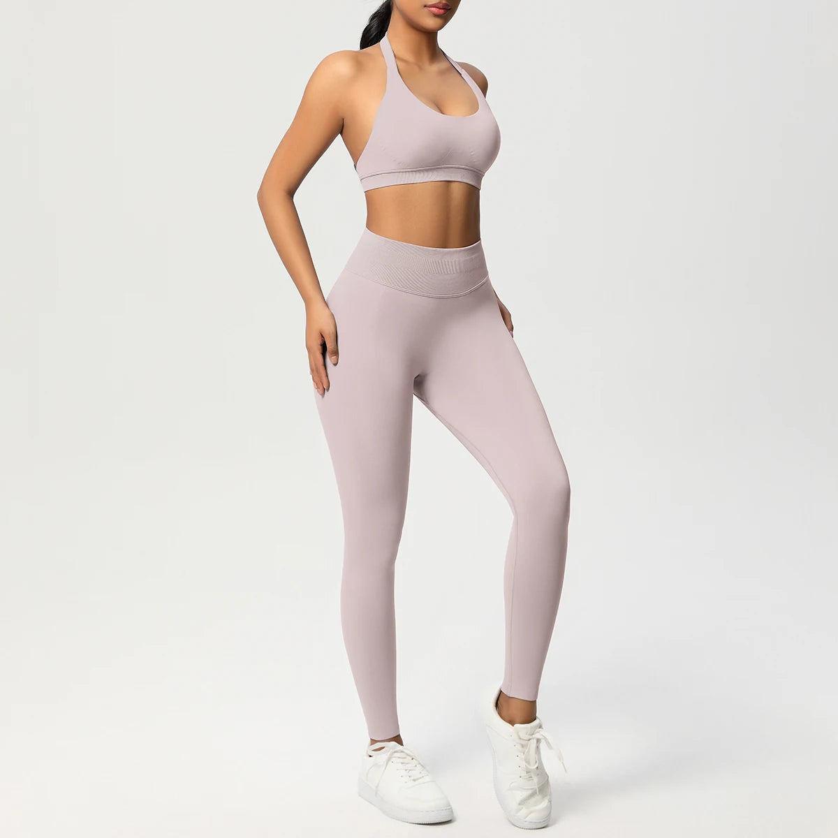 Women's 2-Piece Yoga Tracksuit – Sports Bra & Leggings