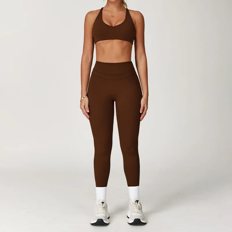 Women's 2-Piece Yoga Set – Sports Bra & Leggings