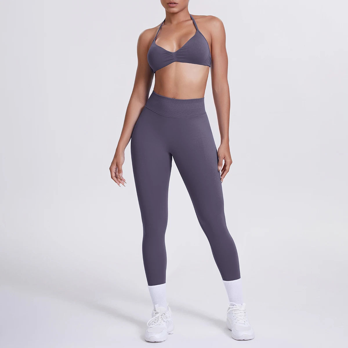 Women's 2-Piece Patchwork Yoga Suit