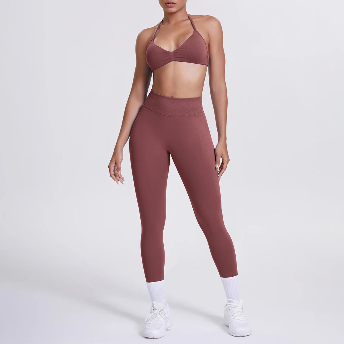Women's 2-Piece Patchwork Yoga Suit