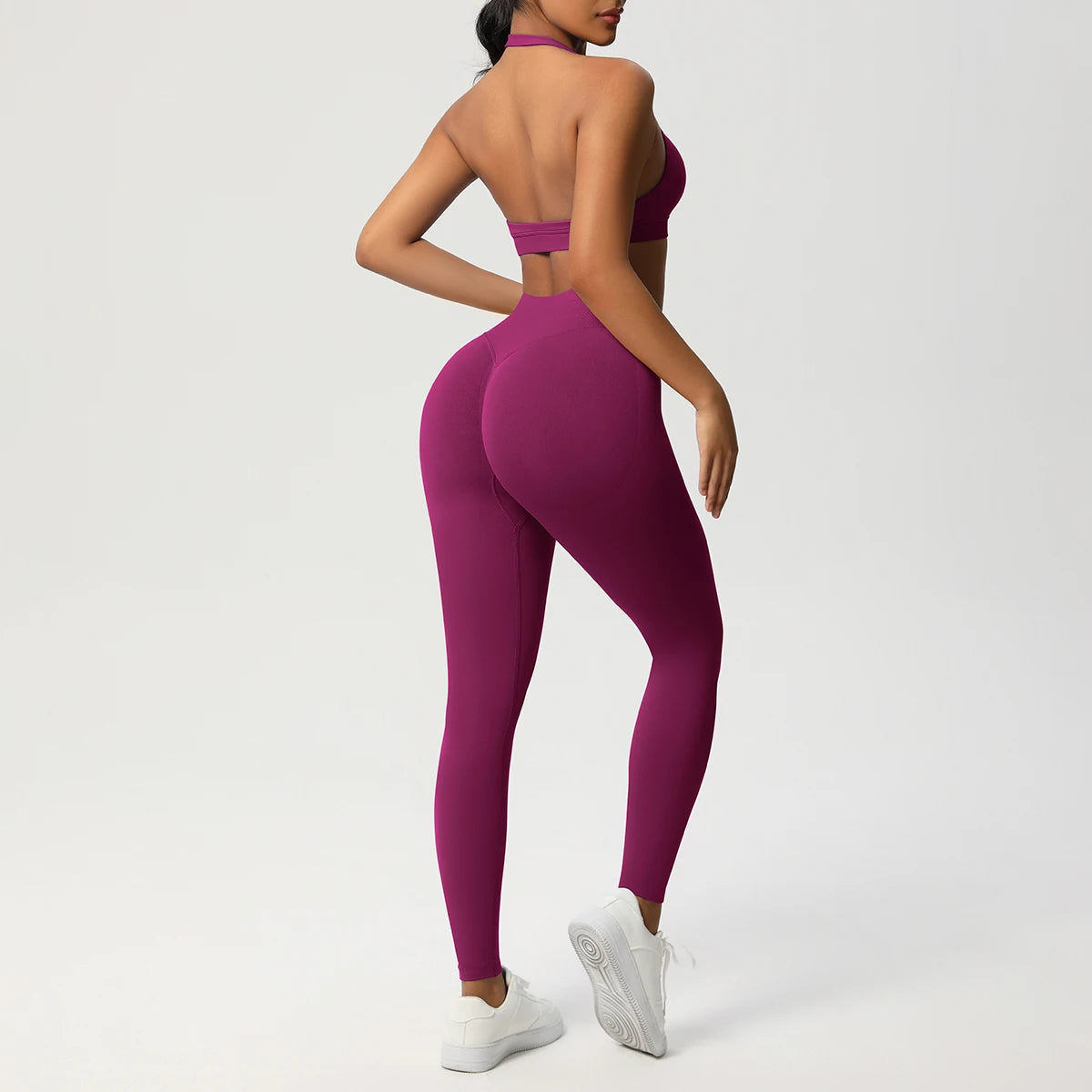 Women's 2-Piece Yoga Tracksuit – Sports Bra & Leggings