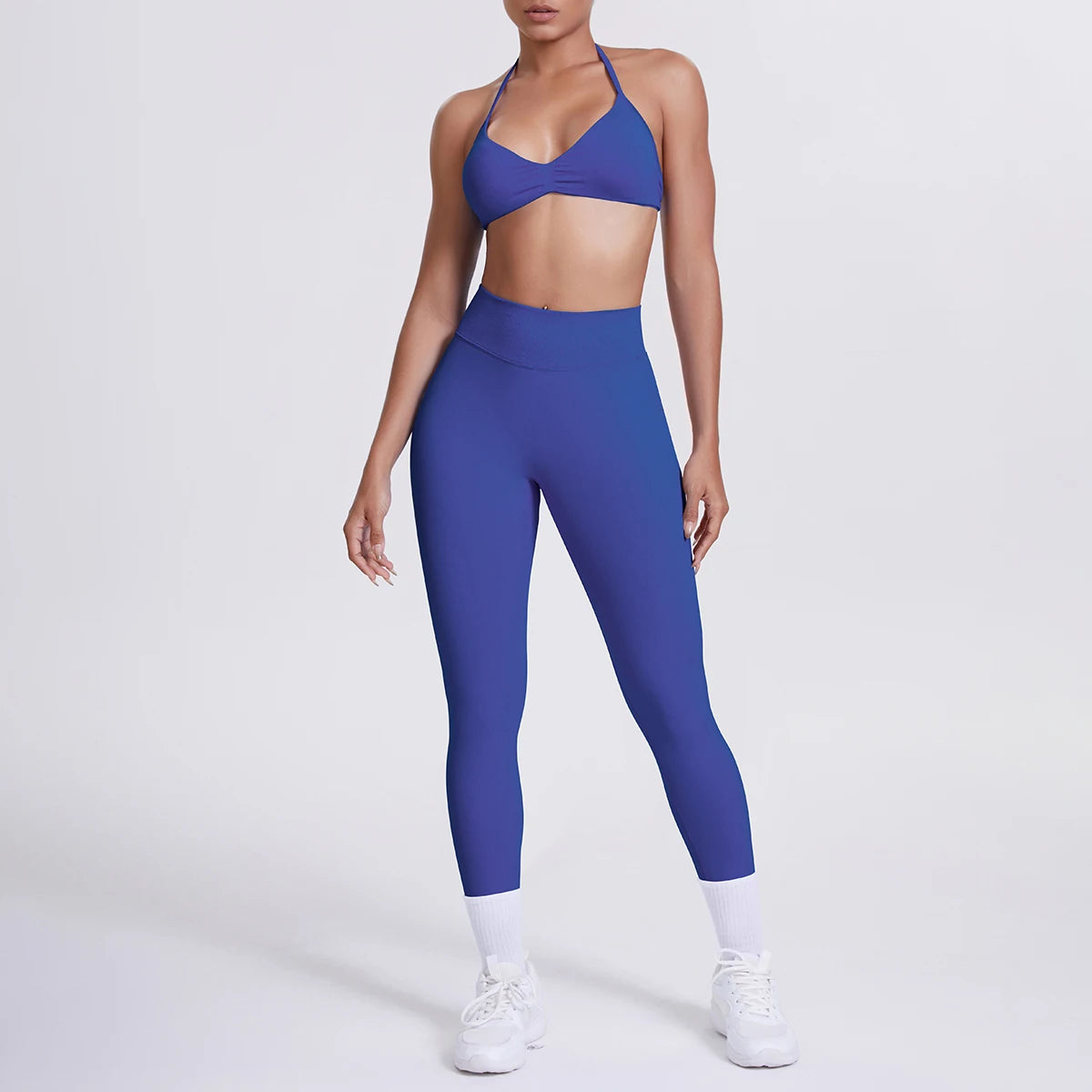 Women's 2-Piece Patchwork Yoga Suit